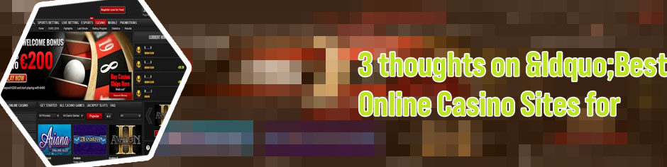 Best online casino review sites