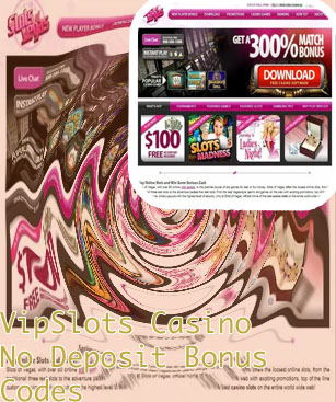 Vip slots casino bonus codes